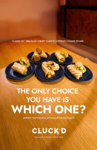 Cluckd advert