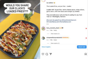 cluckd local social campaign